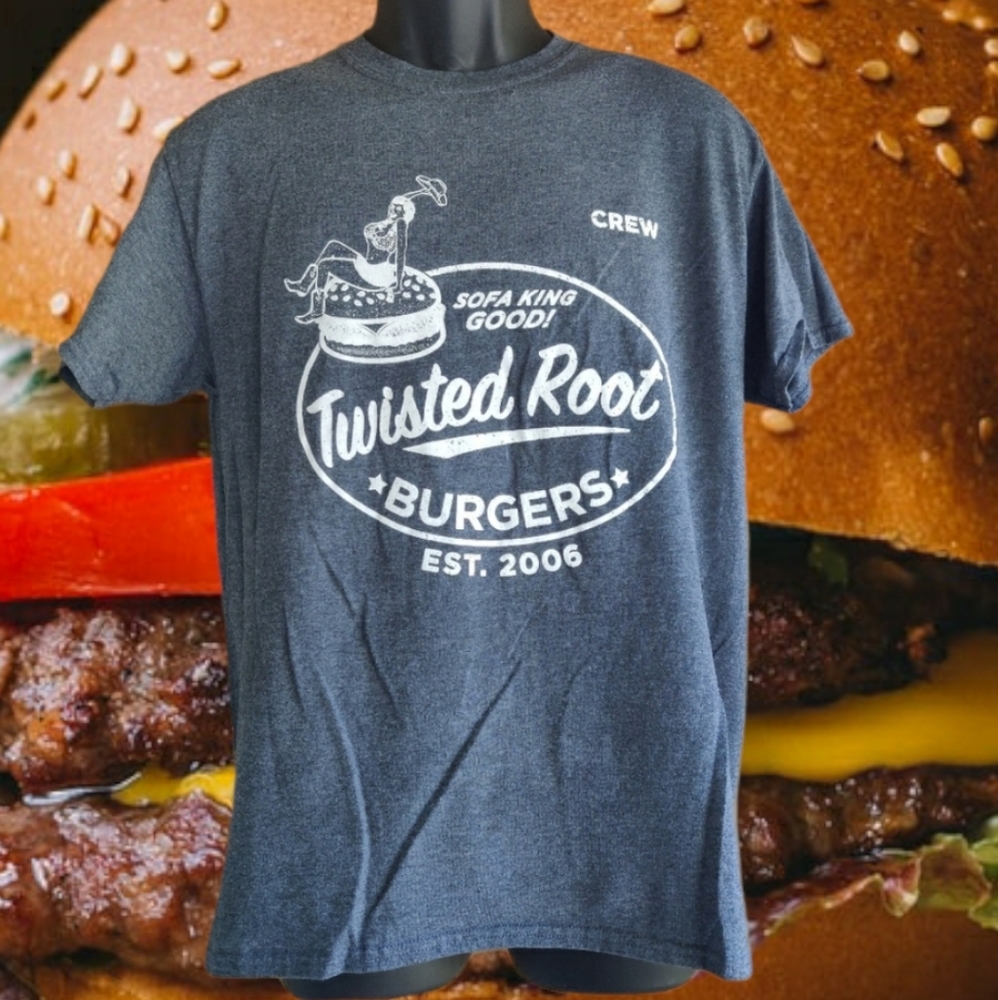 Twisted Root Burgers T